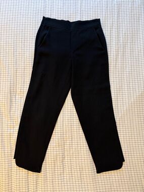 Club Monaco Black Elastic Waist Trousers